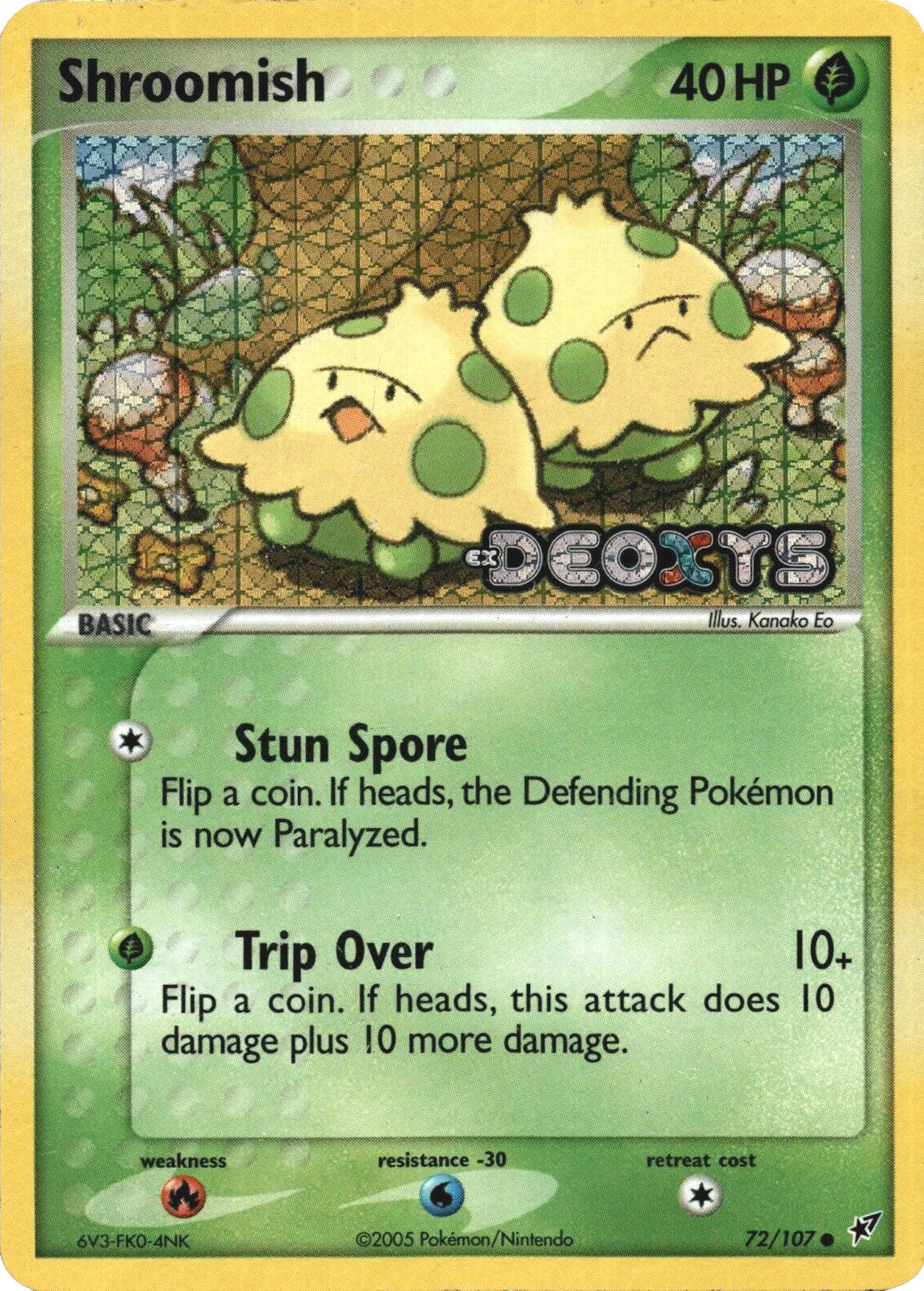 Shroomish (72/107) (Stamped) [EX: Deoxys] | Exor Games Truro