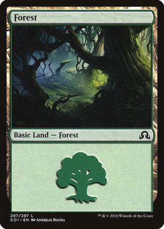 Forest (297) [Shadows over Innistrad] | Exor Games Truro