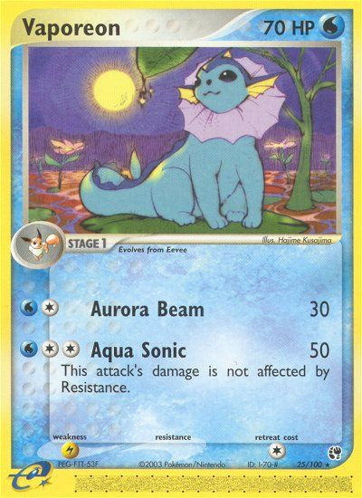 Vaporeon (25/100) [EX: Sandstorm] | Exor Games Truro