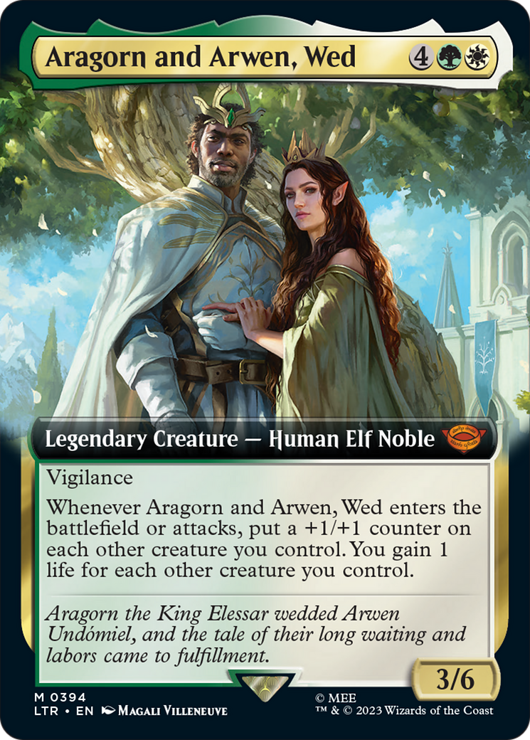Aragorn and Arwen, Wed (Extended Art) [The Lord of the Rings: Tales of Middle-Earth] | Exor Games Truro
