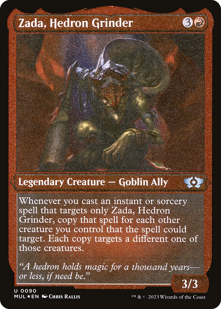 Zada, Hedron Grinder (Foil Etched) [Multiverse Legends] | Exor Games Truro