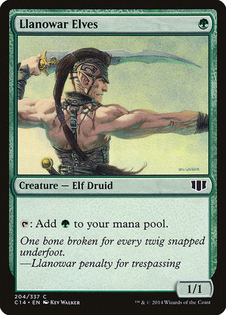 Llanowar Elves [Commander 2014] | Exor Games Truro