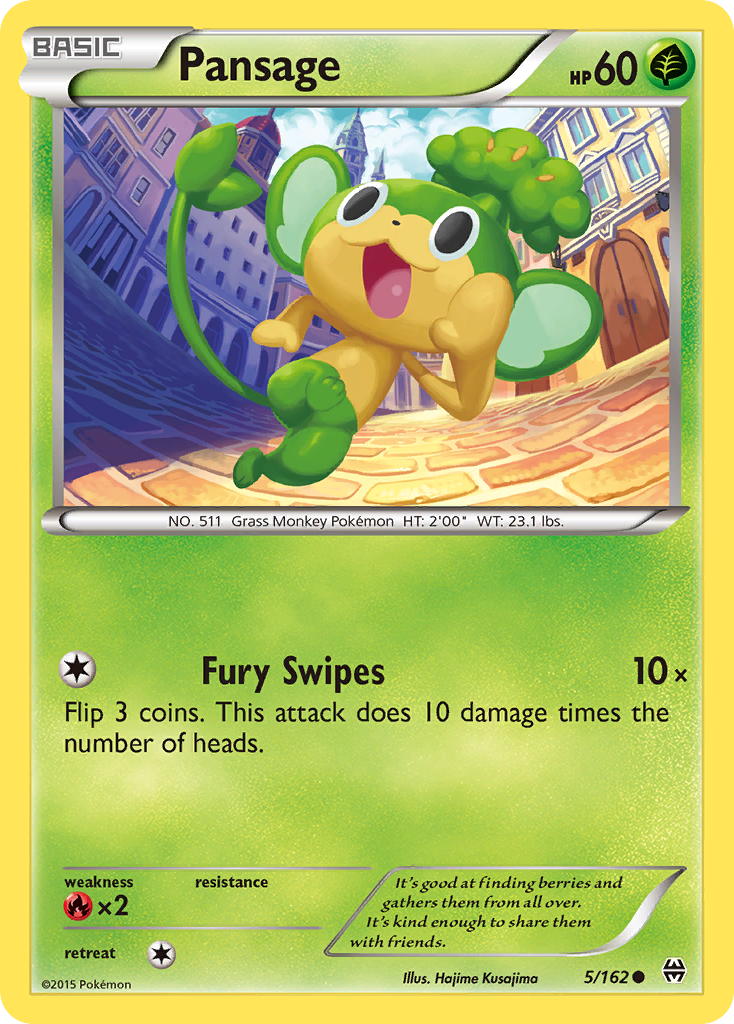 Pansage (5/162) [XY: BREAKthrough] | Exor Games Truro