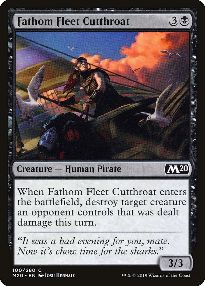 Fathom Fleet Cutthroat [Core Set 2020] | Exor Games Truro