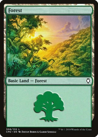 Forest (308) [Commander Anthology Volume II] | Exor Games Truro