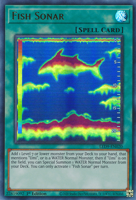 Fish Sonar [LED9-EN020] Ultra Rare | Exor Games Truro