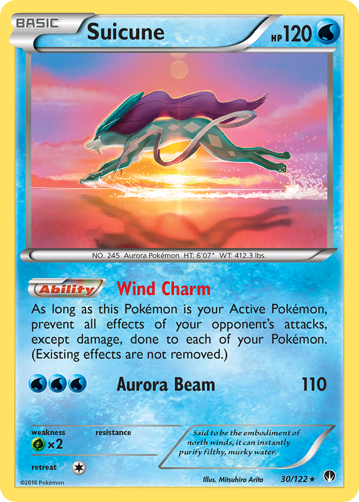 Suicune (30/122) [XY: BREAKpoint] | Exor Games Truro