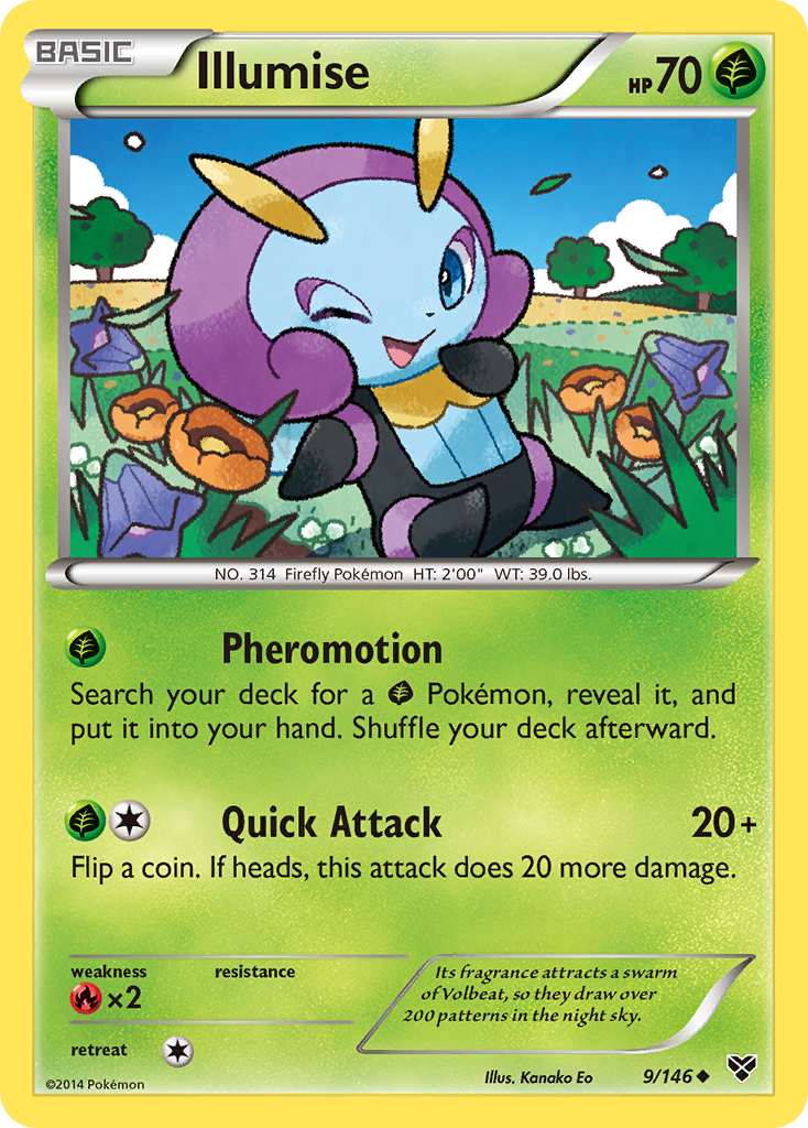 Illumise (9/146) [XY: Base Set] | Exor Games Truro