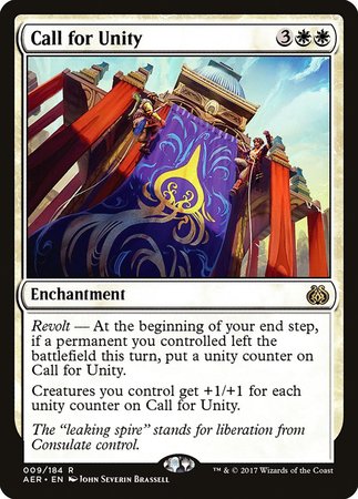 Call for Unity [Aether Revolt] | Exor Games Truro