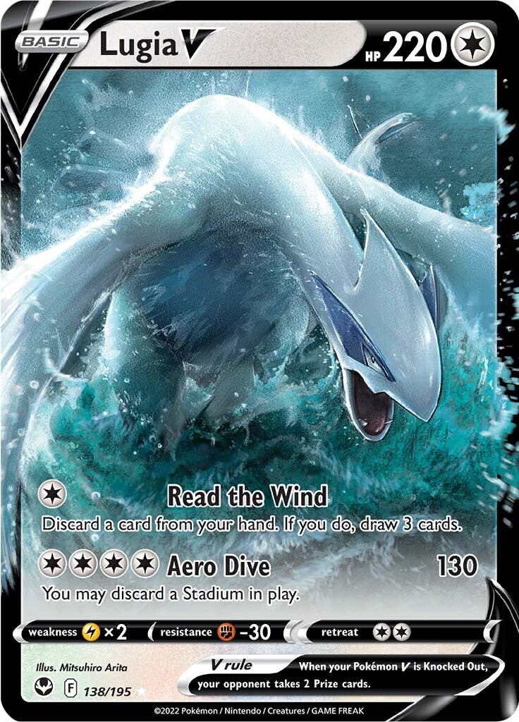 Lugia V (138/195) [Sword & Shield: Silver Tempest] | Exor Games Truro