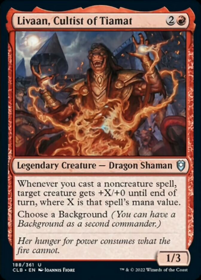 Livaan, Cultist of Tiamat [Commander Legends: Battle for Baldur's Gate] | Exor Games Truro