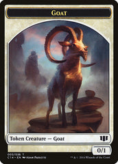 Goblin // Goat Double-sided Token [Commander 2014 Tokens] | Exor Games Truro