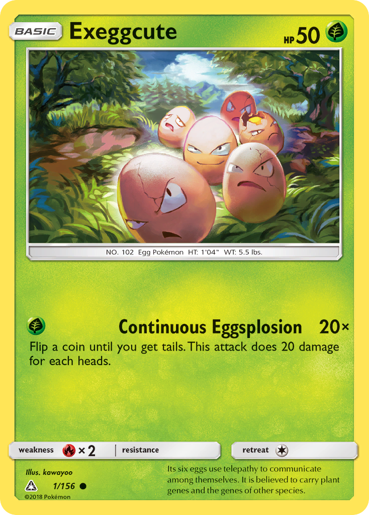 Exeggcute (1/156) [Sun & Moon: Ultra Prism] | Exor Games Truro