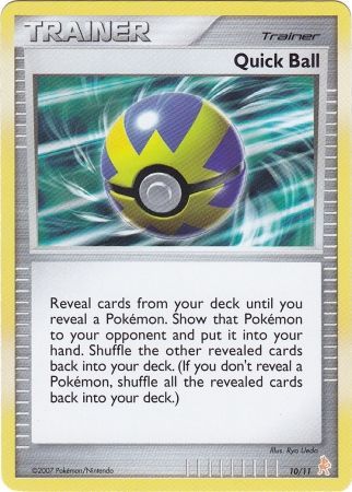 Quick Ball (10/11) [Diamond & Pearl: Trainer Kit - Lucario] | Exor Games Truro