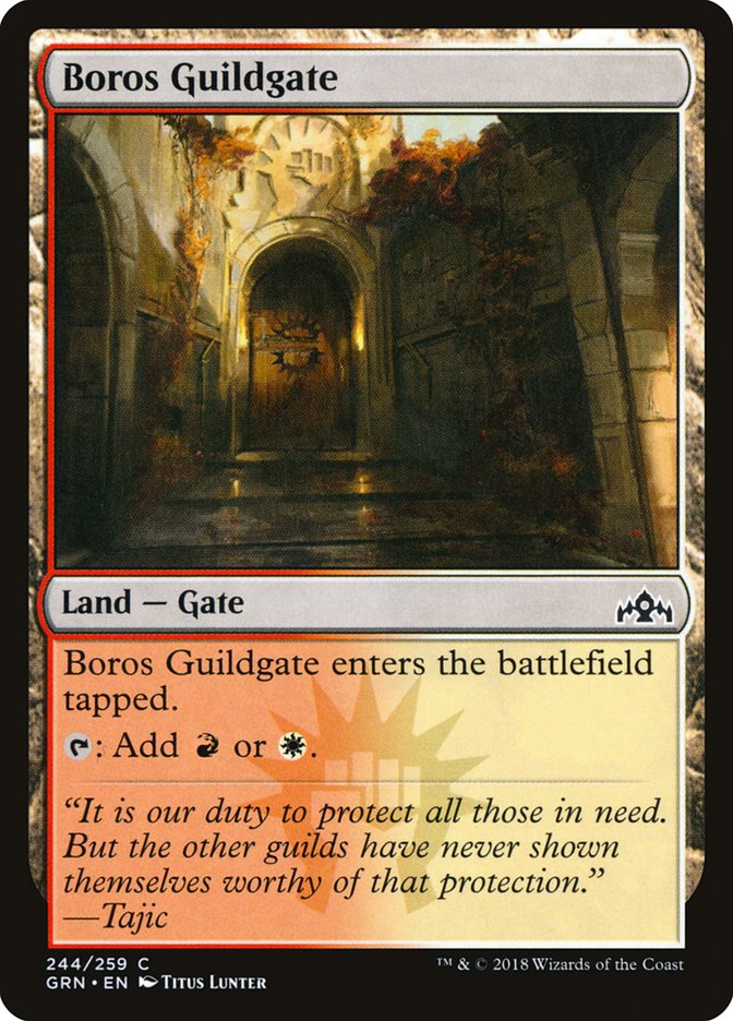 Boros Guildgate (244/259) [Guilds of Ravnica] | Exor Games Truro