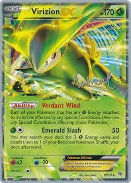 Virizion EX (9/101) (Emerald King - Andrew Estrada) [World Championships 2014] | Exor Games Truro