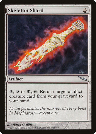 Skeleton Shard [Mirrodin] | Exor Games Truro