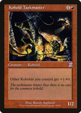 Kobold Taskmaster [Time Spiral Timeshifted] | Exor Games Truro