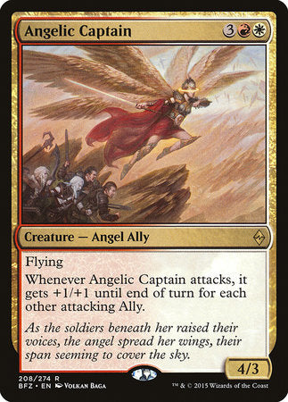 Angelic Captain [Battle for Zendikar] | Exor Games Truro