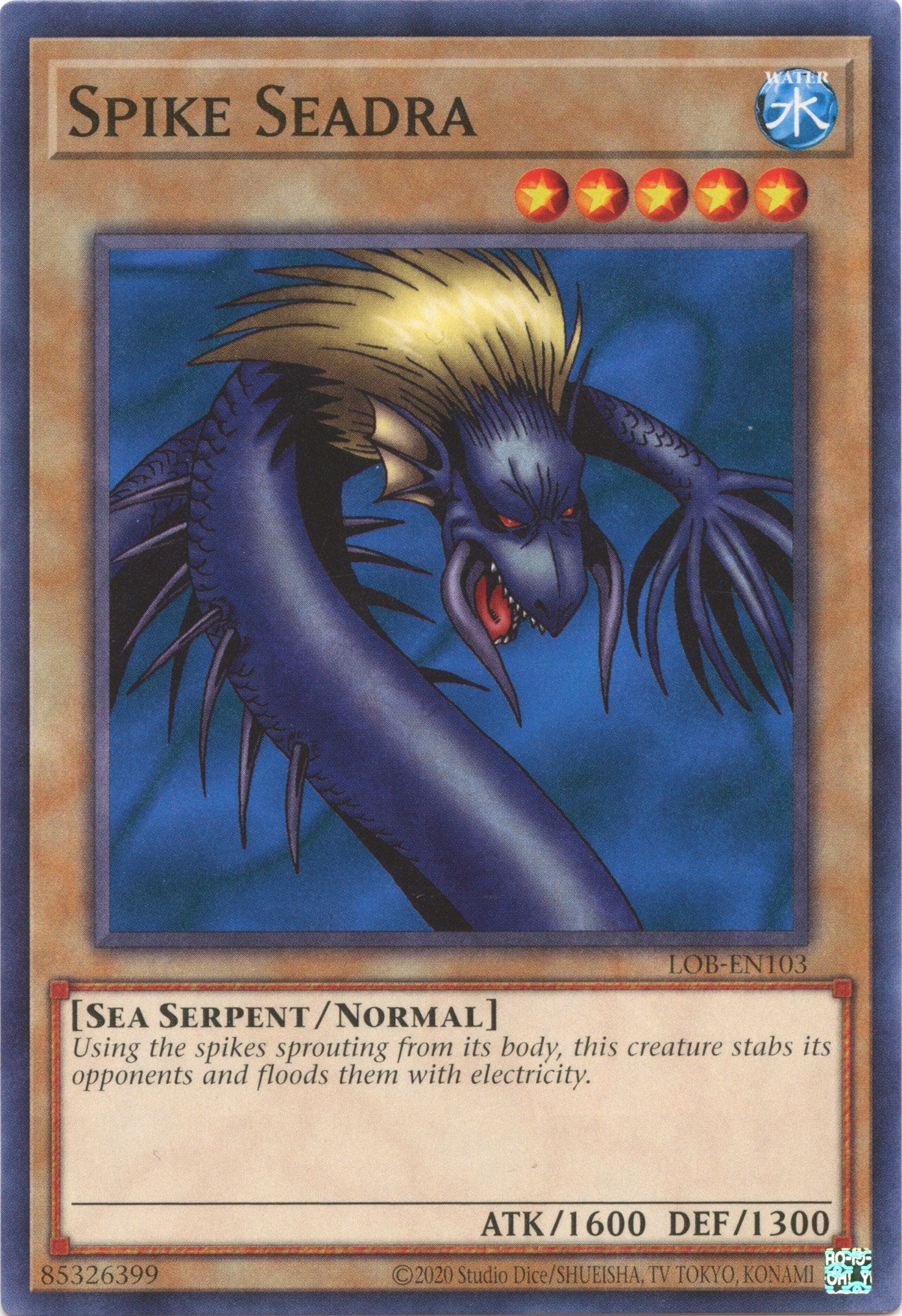 Spike Seadra (25th Anniversary) [LOB-EN103] Common | Exor Games Truro