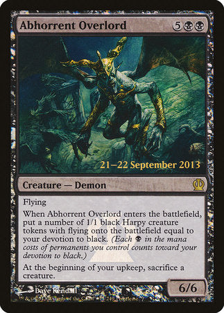 Abhorrent Overlord [Theros Promos] | Exor Games Truro