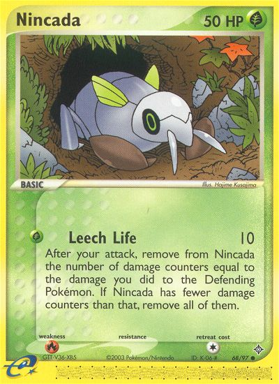 Nincada (68/97) [EX: Dragon] | Exor Games Truro