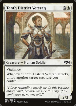 Tenth District Veteran [Ravnica Allegiance] | Exor Games Truro