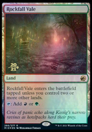 Rockfall Vale [Innistrad: Midnight Hunt Prerelease Promos] | Exor Games Truro