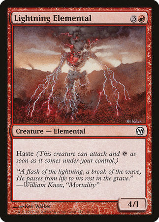 Lightning Elemental [Duels of the Planeswalkers] | Exor Games Truro