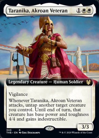 Taranika, Akroan Veteran (Extended Art) [Theros Beyond Death] | Exor Games Truro