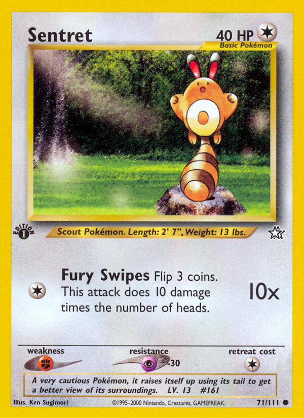 Sentret (71/111) [Neo Genesis 1st Edition] | Exor Games Truro