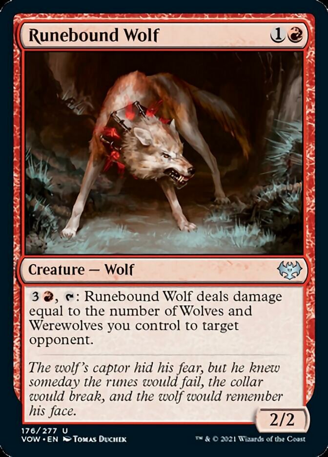 Runebound Wolf [Innistrad: Crimson Vow] | Exor Games Truro