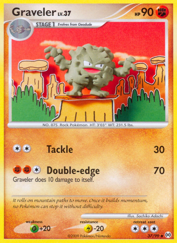 Graveler (37/99) [Platinum: Arceus] | Exor Games Truro