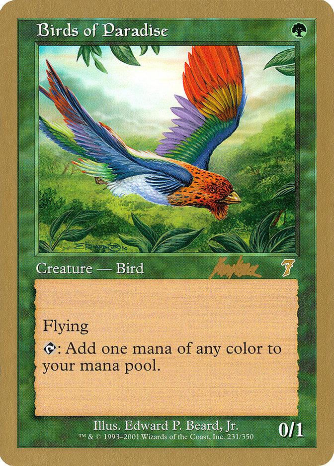 Birds of Paradise (Brian Kibler) [World Championship Decks 2002] | Exor Games Truro