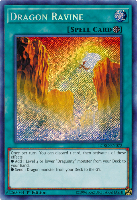 Dragon Ravine [LCKC-EN072] Secret Rare | Exor Games Truro