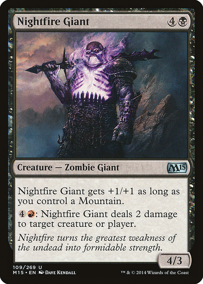 Nightfire Giant [Magic 2015] | Exor Games Truro