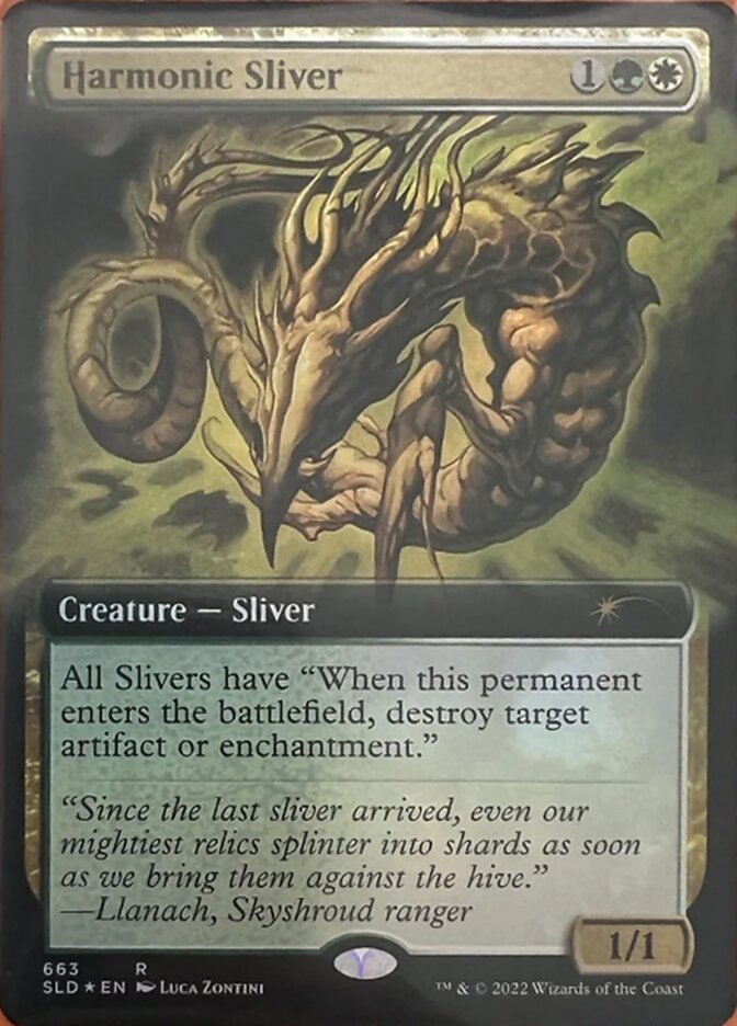 Harmonic Sliver (Extended Art) [Secret Lair Drop Promos] | Exor Games Truro