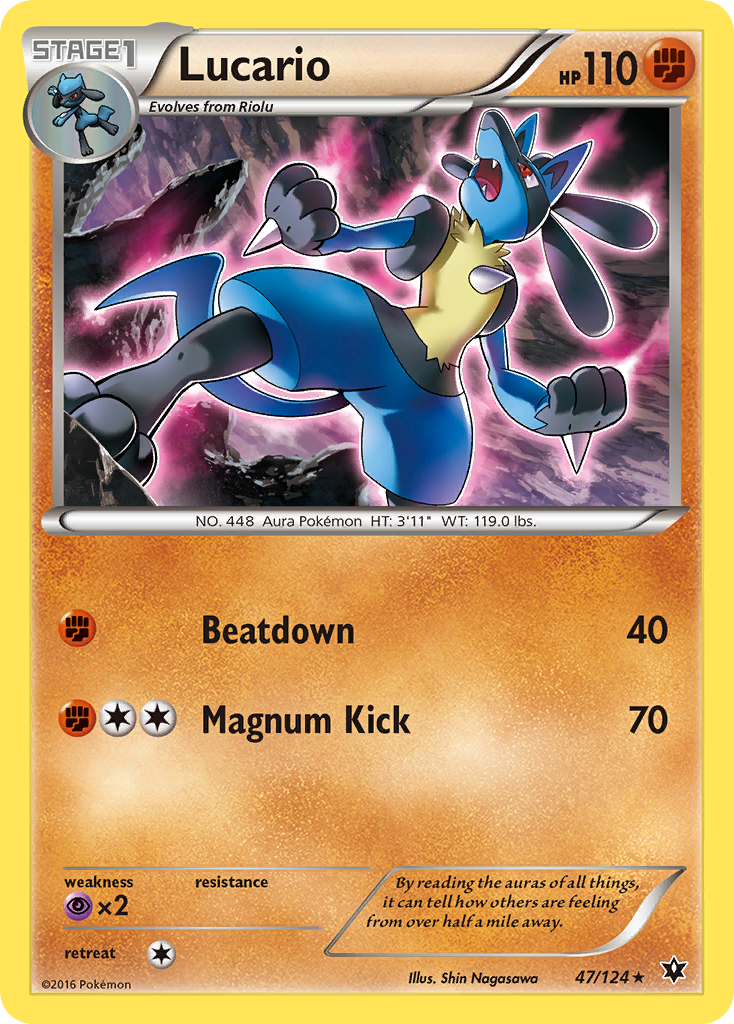 Lucario (47/124) [XY: Fates Collide] | Exor Games Truro