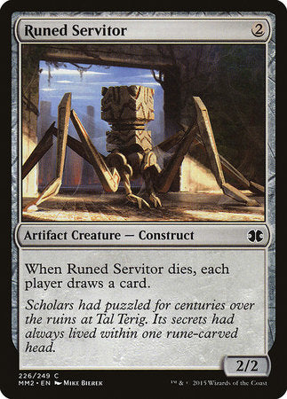 Runed Servitor [Modern Masters 2015] | Exor Games Truro