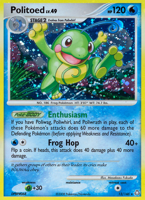 Politoed (12/146) [Diamond & Pearl: Legends Awakened] | Exor Games Truro