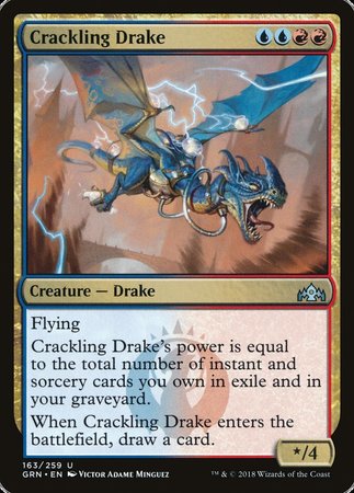 Crackling Drake [Guilds of Ravnica] | Exor Games Truro