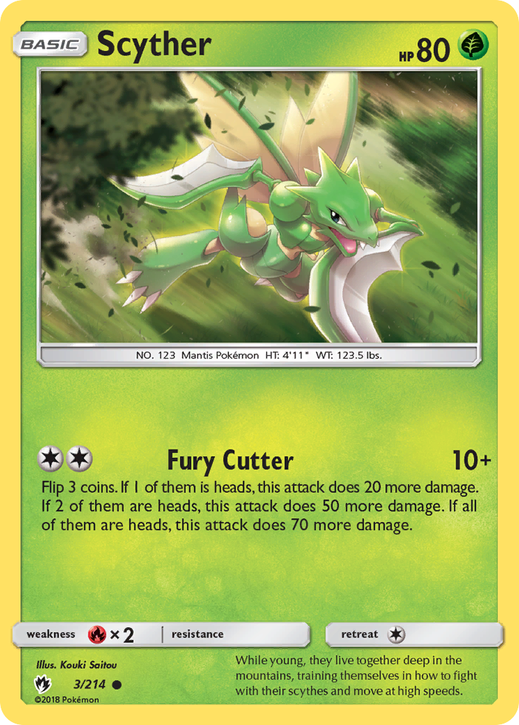 Scyther (3/214) [Sun & Moon: Lost Thunder] | Exor Games Truro