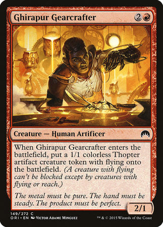 Ghirapur Gearcrafter [Magic Origins] | Exor Games Truro