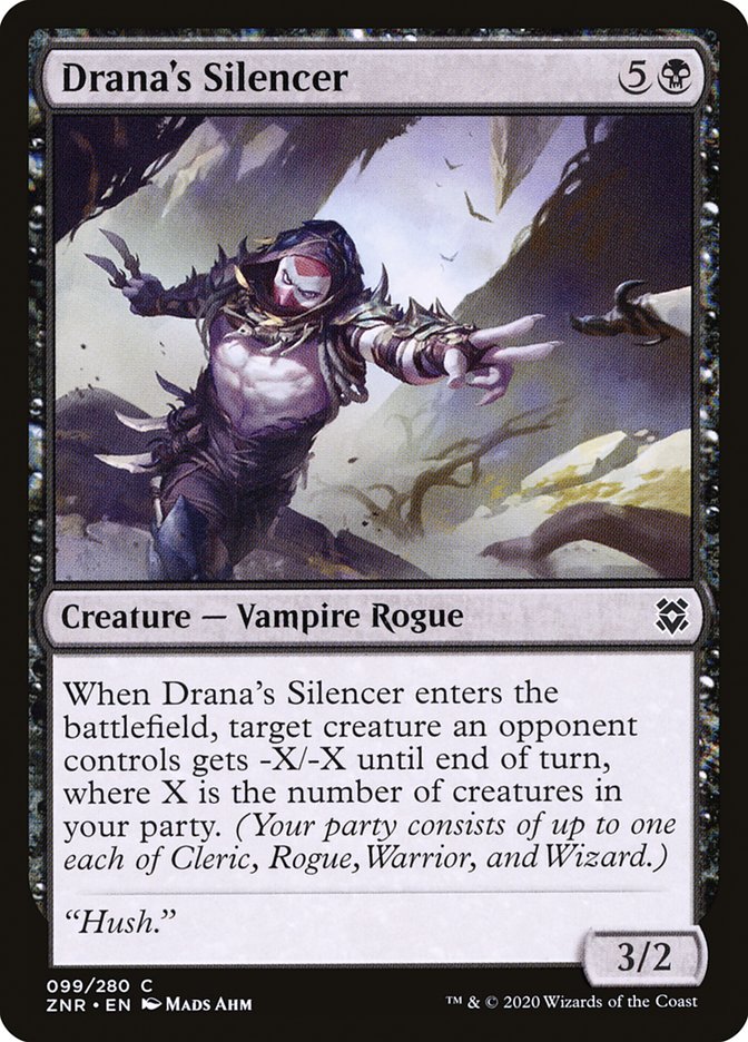Drana's Silencer [Zendikar Rising] | Exor Games Truro