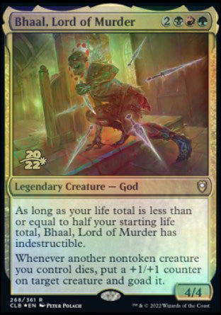 Bhaal, Lord of Murder [Commander Legends: Battle for Baldur's Gate Prerelease Promos] | Exor Games Truro