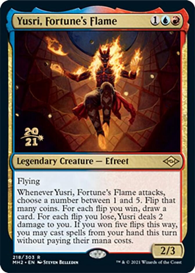 Yusri, Fortune's Flame [Modern Horizons 2 Prerelease Promos] | Exor Games Truro