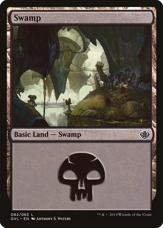 Swamp (62) (Garruk vs. Liliana) [Duel Decks Anthology] | Exor Games Truro