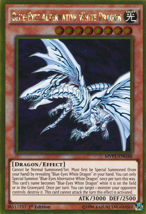 Blue-Eyes Alternative White Dragon [MVP1-ENG46] Gold Rare | Exor Games Truro