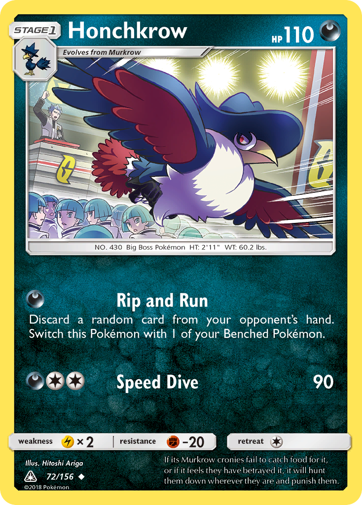 Honchkrow (72/156) [Sun & Moon: Ultra Prism] | Exor Games Truro