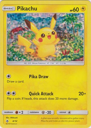 Pikachu (4/12) [McDonald's Promos: 2018 Collection] | Exor Games Truro